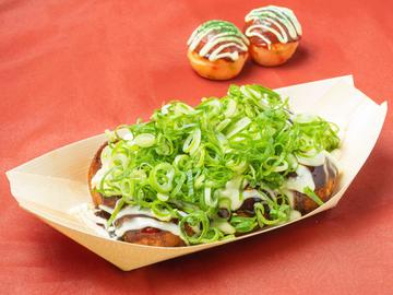 たこ焼き【ソースマヨネギ】6個入りTakoyaki(Sauce ＆ Mayo ＆ GreenOnions)6pieces