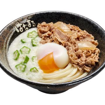 牛肉玉とろぶっかけうどん