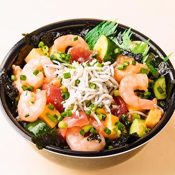 海苔バラちらし塩タレ丼 (142)
