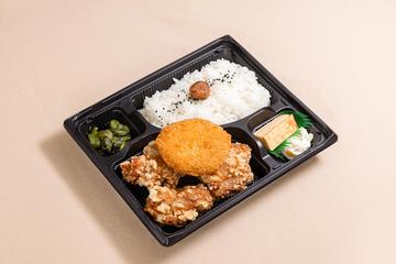 唐揚げメンチカツ弁当