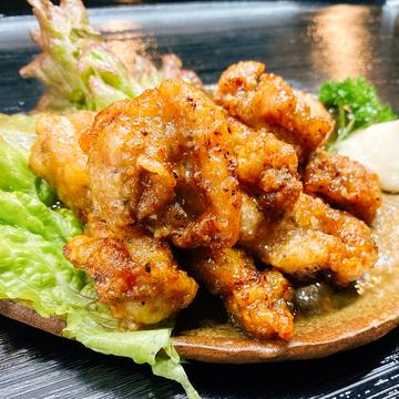 若鶏ももの唐揚げの甘酢あんかけ