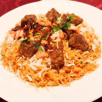 マトンビリヤニ(単品・ライタ付き) Mutton Biriyani