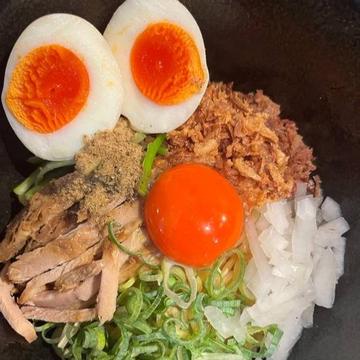 味玉入り煮干しまぜそば