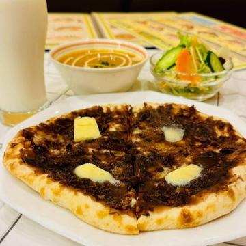 あんこバターナンセット.(Anco Butter Naan Set)