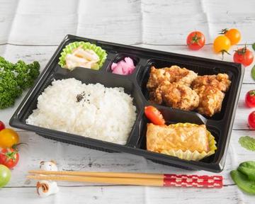 辛い唐揚げ弁当 Spicy Fried Chicken Bento Box
