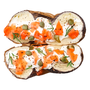 L.O.X スモークサーモン＆クリームチーズサンド Smoked Salmon ＆ Cream Chees Sandwich