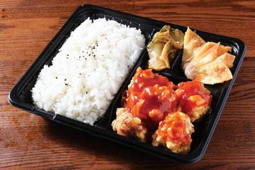 唐揚げのチリソース弁当