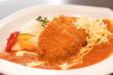 バターチキンカレー 豚カツ&チーズトッピング!!