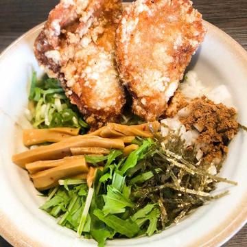 唐揚げ油そば大