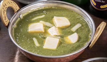 ほうれん草パニール カレー Hourensou paneer curry