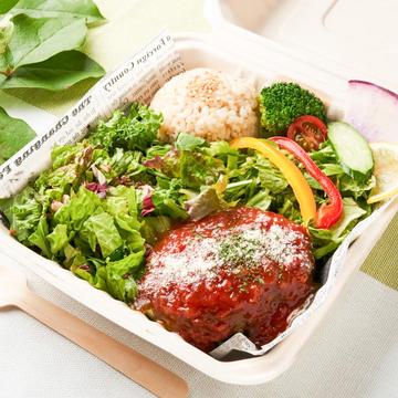 完熟トマトソース 牛100%ハンバーグ Hamburger Tomato sauce