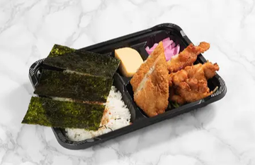 のり弁 Nori Seaweed Bento Box