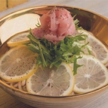 冷やしレモンそば