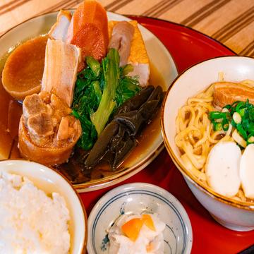 煮付け 半そばセット