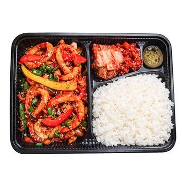 イカ炒め弁当