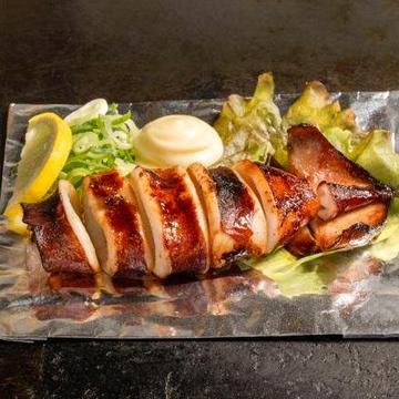 イカの一本焼き