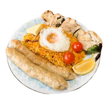チェロケバブビリヤニセット(Chelo Kebab Biryani Set)