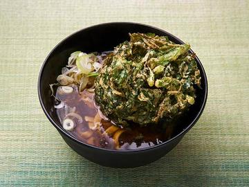人気NO4 春菊天太麺そば