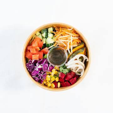 【ハーフ】 10種野菜のボリュームサラダ~和風海苔ドレッシング~