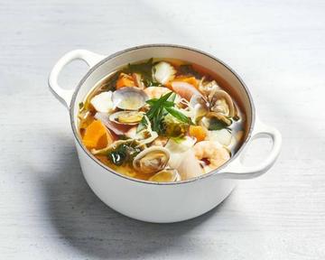 【アミノ酸たっぷり海の幸】潮薫る海鮮スープ