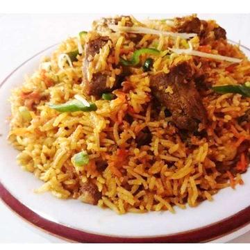 マトンビリヤニ＆サラダ/Mutton Biryani＆Salad