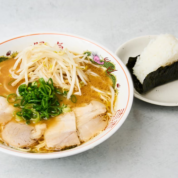 中華そば+おむすび1個