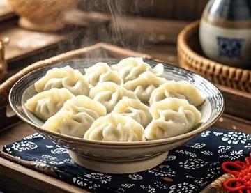 手工水(8個いり),自家製手作り水餃子,Handmade Dumplings (8 pieces)