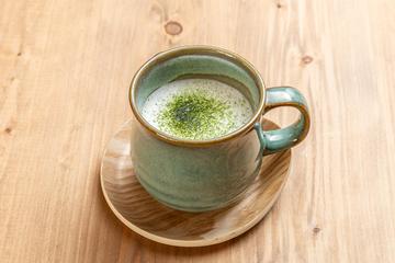 ホット抹茶ラテ