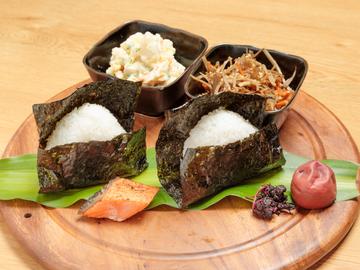 おまかせおむすびお一人様セット Omusubi Solo Set