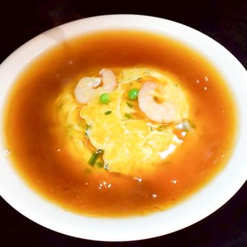 天津飯(エビ玉丼)