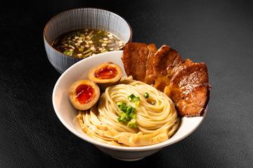 【全部のせ】つけ麺(柚子醤油あっさり) (味玉1個・炙りチャーシュー増量・穂先メンマ増量 )