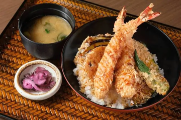 米ぷら天丼(上)