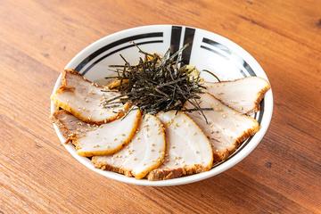 肉盛り油そば