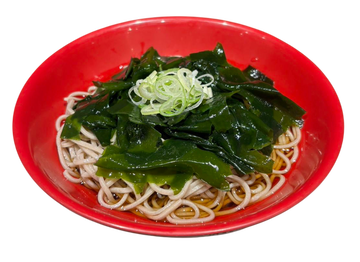 (冷)わかめそば 又は うどん (Cold) Seaweed Soba/Udon