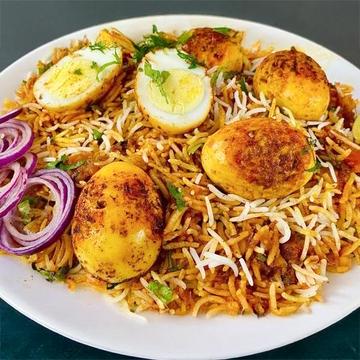 Egg biryani