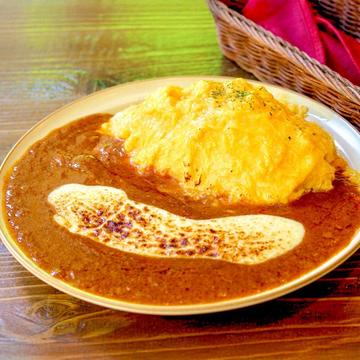 チーズオムライス(カレー)