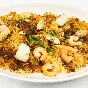 シーフードビリヤニ seafood biryani