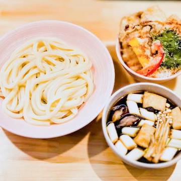 桜セット【きのこ汁】(小天丼付き)