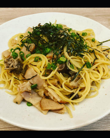 きのこの和風クリームパスタ