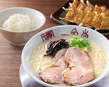 博多とんこつラーメン+ごはん+餃子 セット