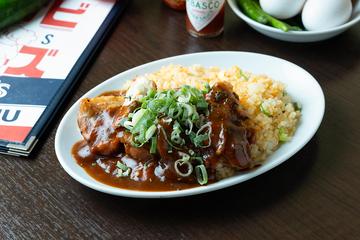チキンベーキライス chicken steak on the baked rice