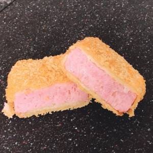 むかし懐かしの太めのハムカツ ぶっといハムカツ新開地
