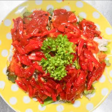 チキンピリ辛サラダ/Spicy Chicken Salad