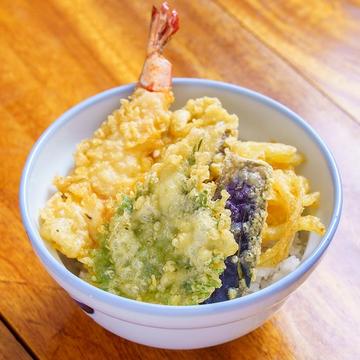 menu限定オリジナル天丼