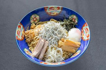 menu特製魚介神油そば menu Special Divine Seafood Oil Soba