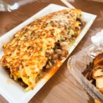 イカ玉お好み焼き