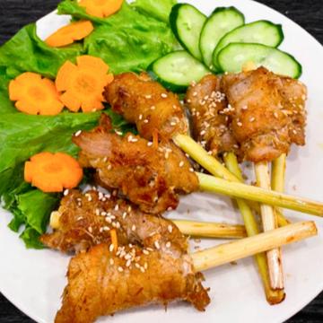 THIT NUONG CUON SAレモングラス焼肉ロール(6本)