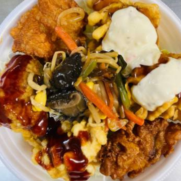 3色唐揚げ丼