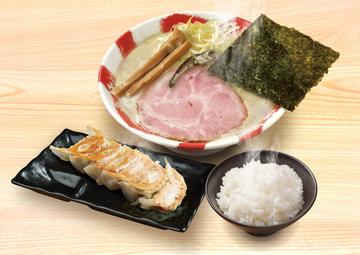 煮干トンラーメン熟成餃子(4個)セット