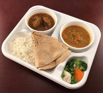 選べる2種カレーのヘルシーセット 2 curries healthy set ( vegetarian available )